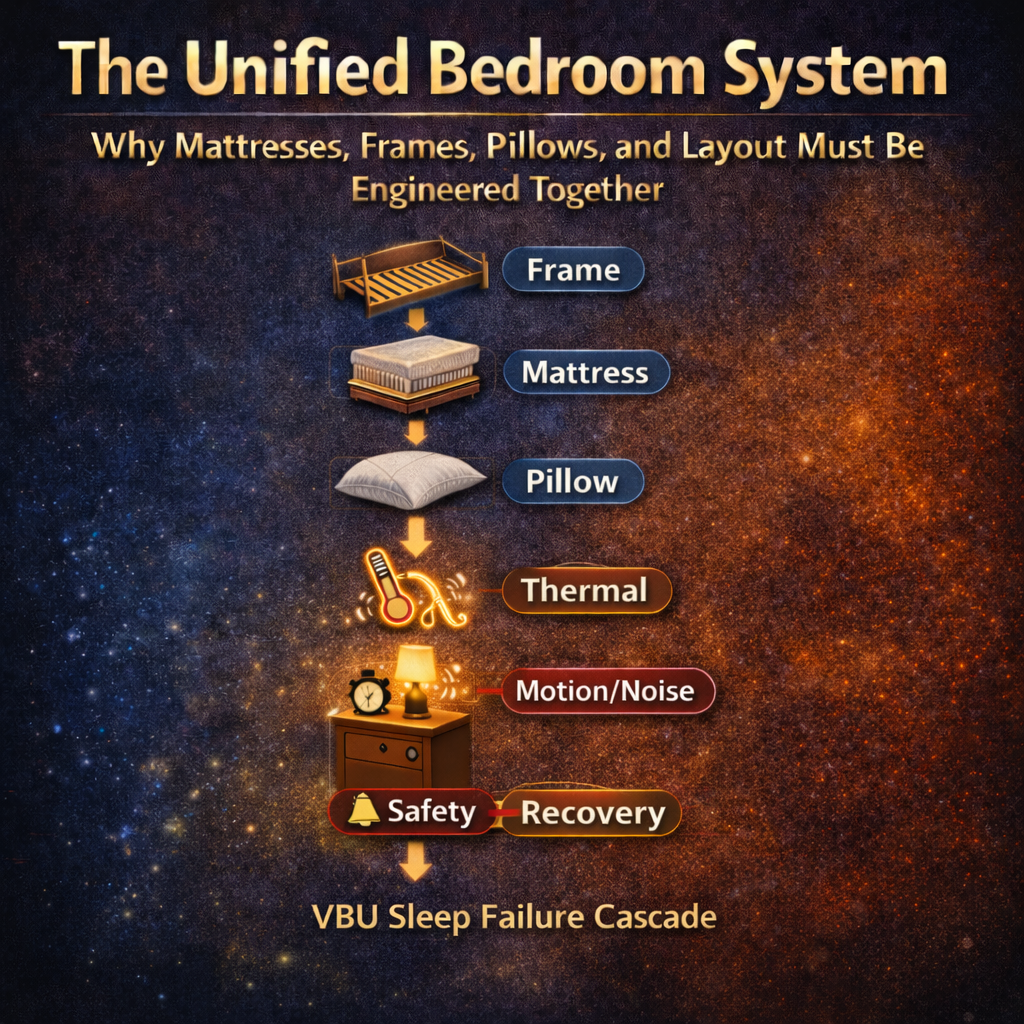 The Unified Bedroom System: Engineering, Optimizing & Designing Your Sleep for Maximum Recovery
