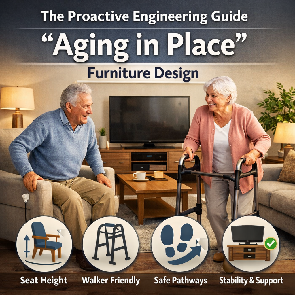 The Proactive Engineering Guide: What “Aging in Place” (AIP) Really Means for Furniture Design