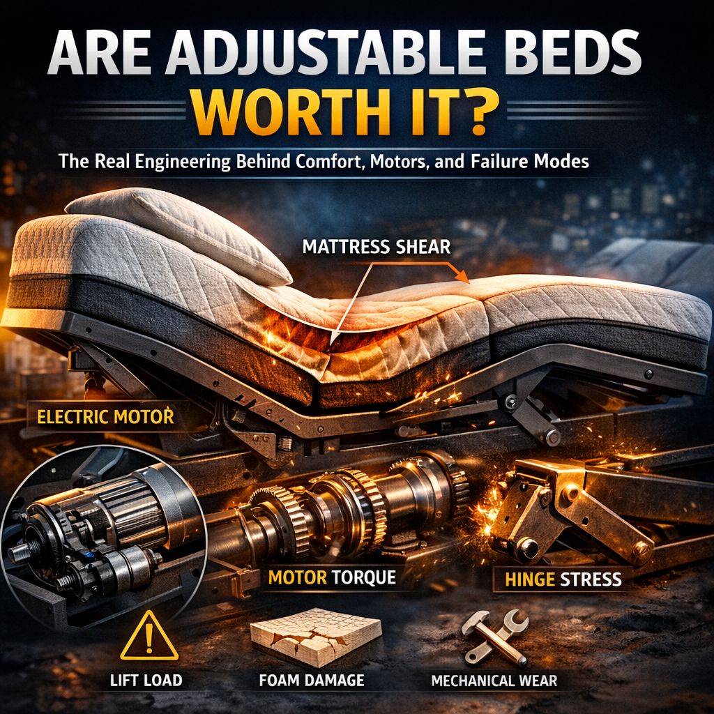 Are Adjustable Beds Worth It? The Real Engineering Behind Comfort, Motors, and Failure Modes