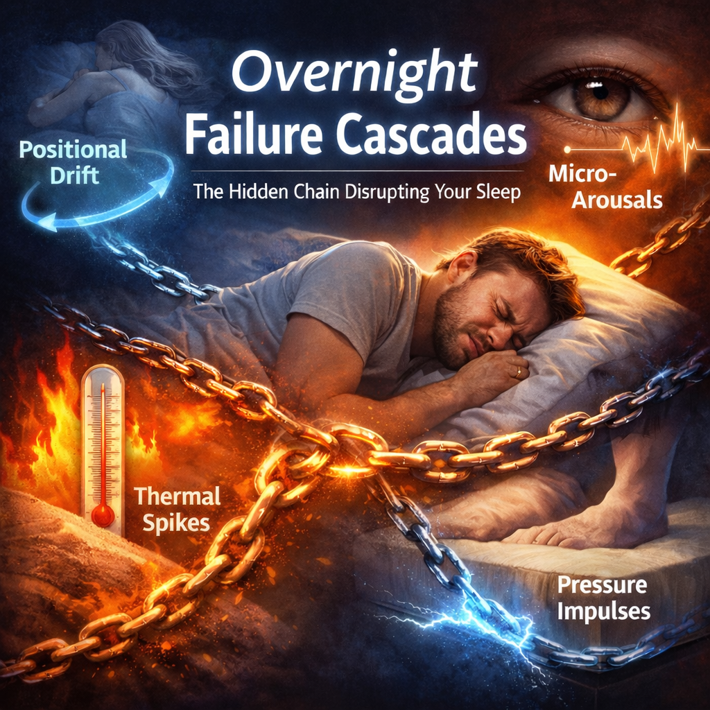 Why You Wake Up Sore Even With a Good Mattress: The Real Reason Behind Overnight Sleep Failure Cascades