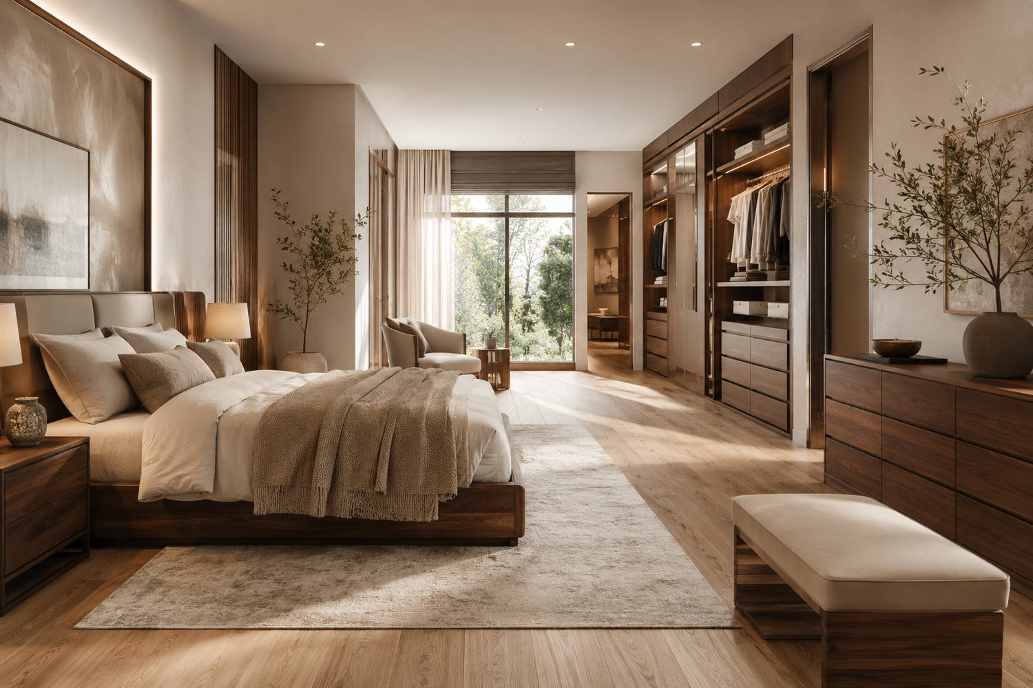 How to choose bedroom furniture including mattress selection, bed frame options, storage furniture, room layout, and bedroom planning decisions.