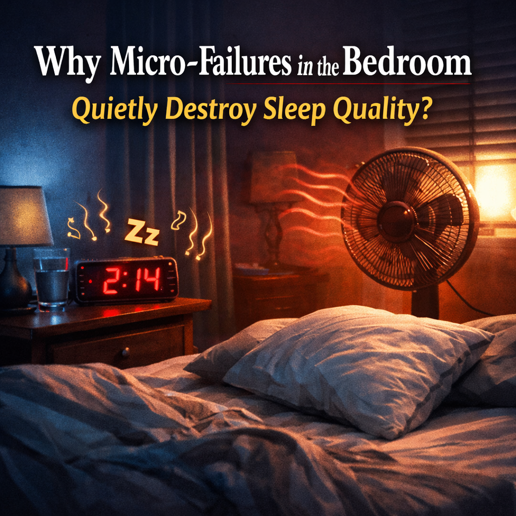 Why Micro‑Failures in the Bedroom Quietly Destroy Sleep Quality (Even With a “Good” Mattress)