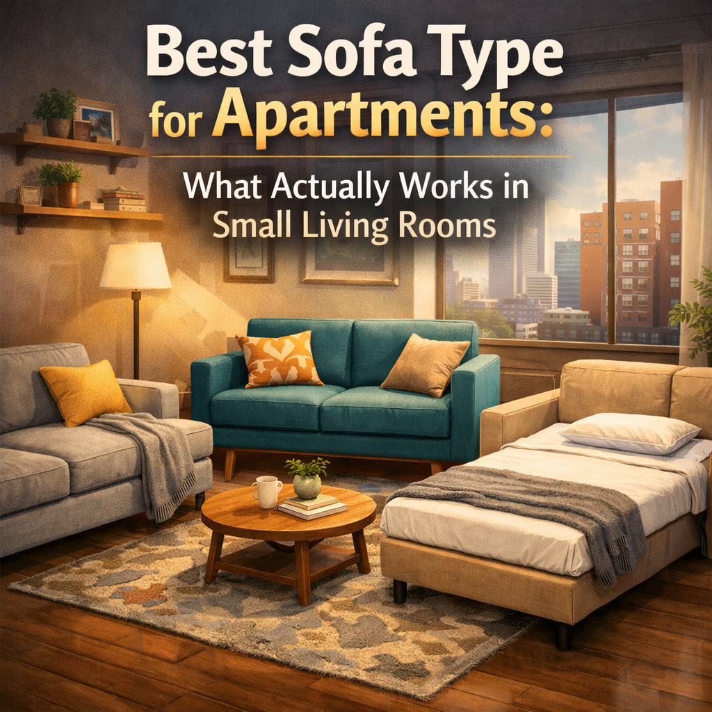 Best Sofa Type for Apartments: What Actually Works in Small Living Rooms