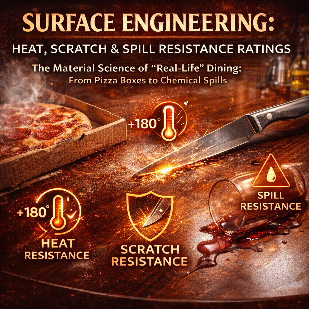 Best Dining Table Surfaces: Heat, Scratch & Spill Resistance