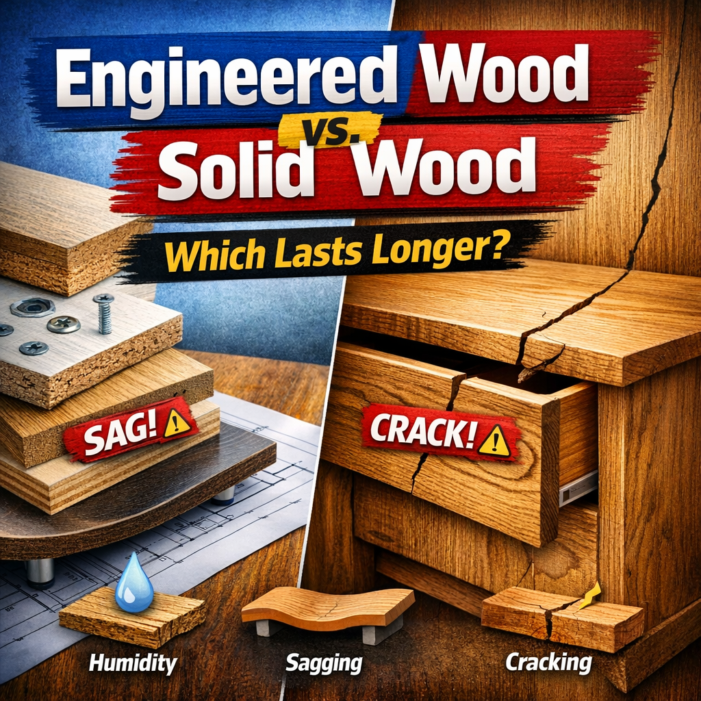 Engineered Wood vs. Solid Wood Furniture: How to Choose What’s Right for Your Home