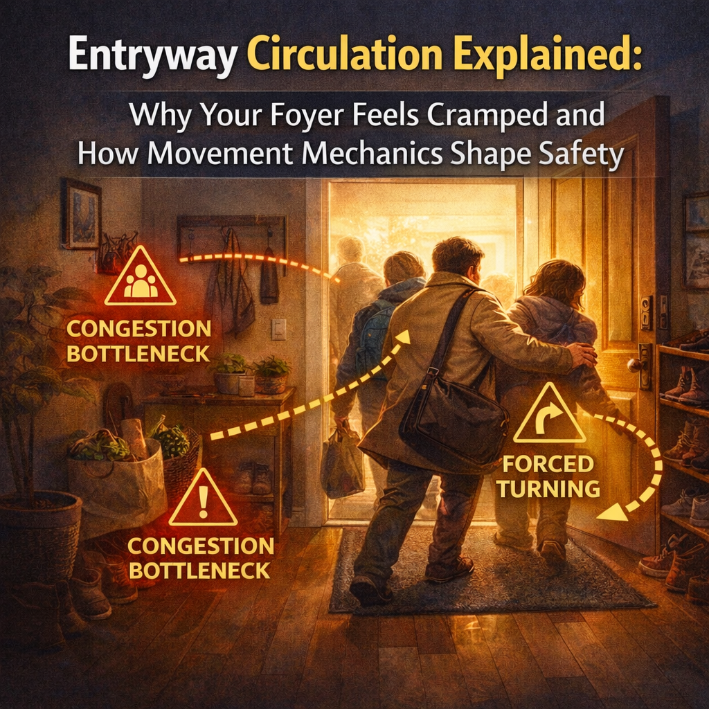 Entryway Circulation Explained: Why Your Foyer Feels Cramped and How Movement Mechanics Shape Safety