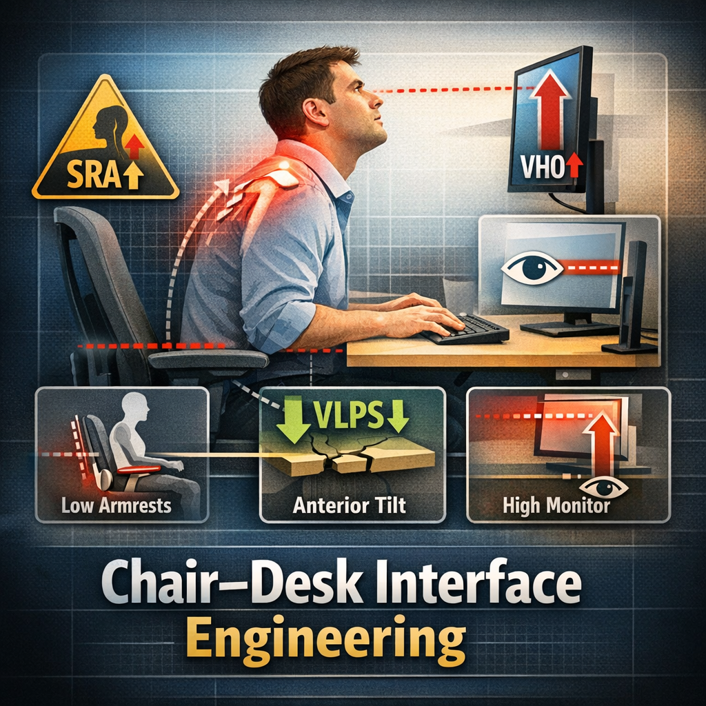 Chair–Desk Interface Engineering: Why Home Office Desk Setups Cause Shoulder and Neck Pain?