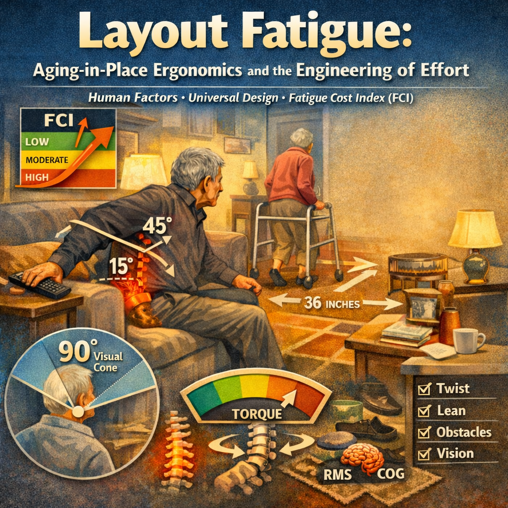 Layout Fatigue: Aging-in-Place Ergonomics and the Engineering of Effort