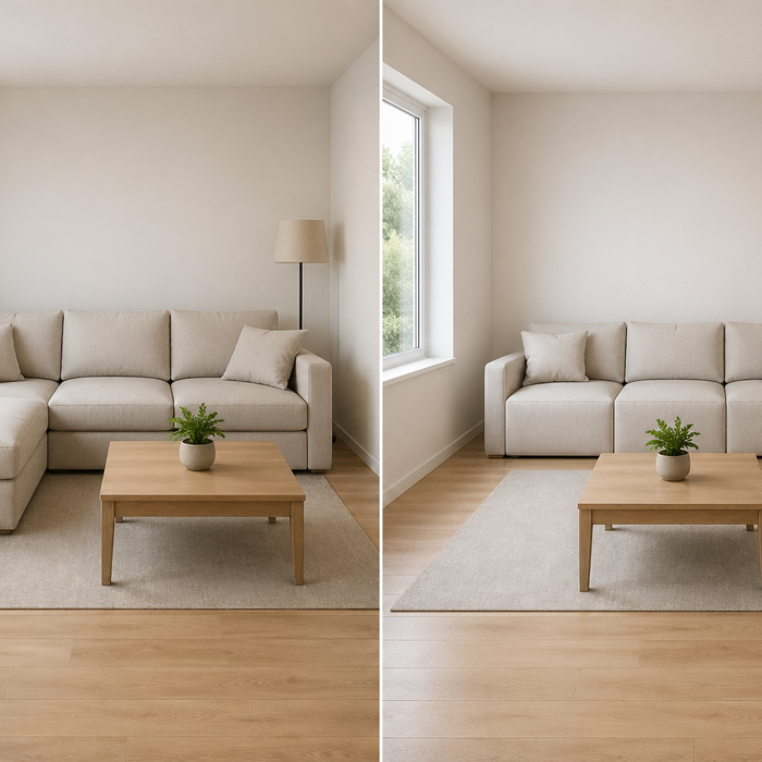 modular sofa vs sectional for small apartments showing which layout works better for space and movement