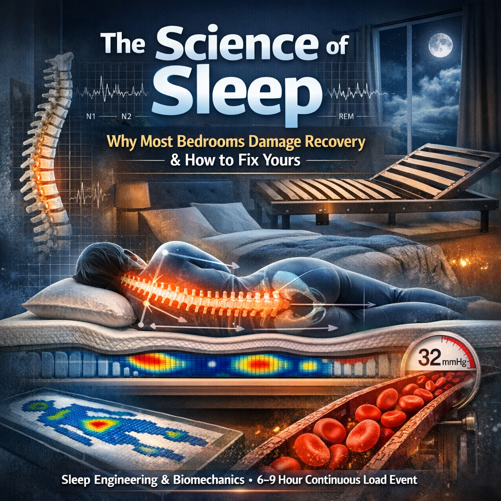 The Science of Sleep: Why Most Bedrooms Damage Recovery & How to Fix Yours