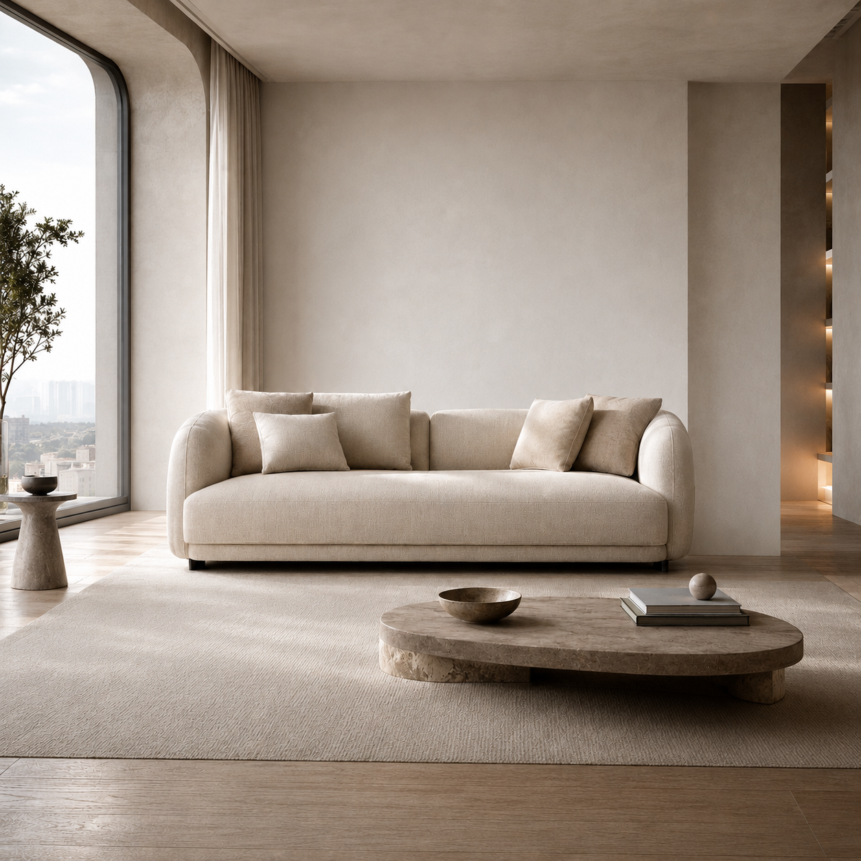 Modern luxury sofa illustrating furniture durability standards, upholstery performance testing, and high-quality sofa construction
