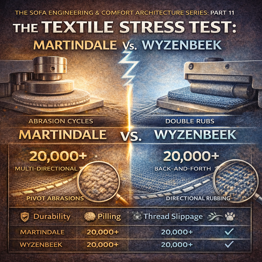 The Textile Stress Test: Martindale vs. Wyzenbeek