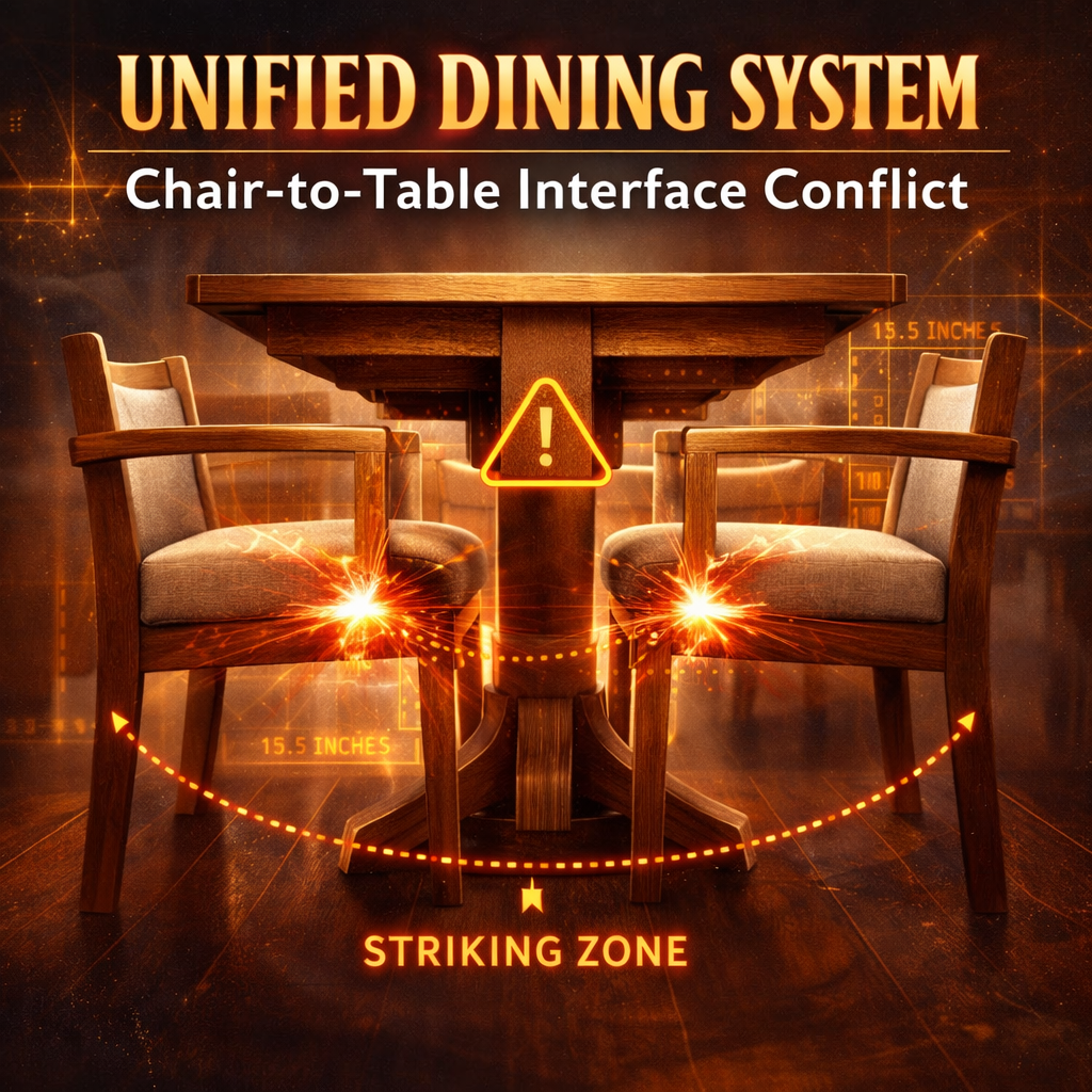 Unified Dining System: Chair-to-Table Interface Conflict