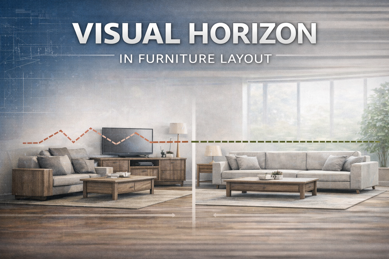 What Is the Visual Horizon in Furniture Layout?