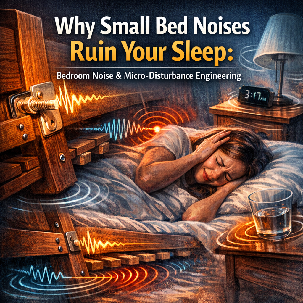 Why Small Bed Noises Ruin Your Sleep: Bedroom Noise & Micro-Disturbance Engineering