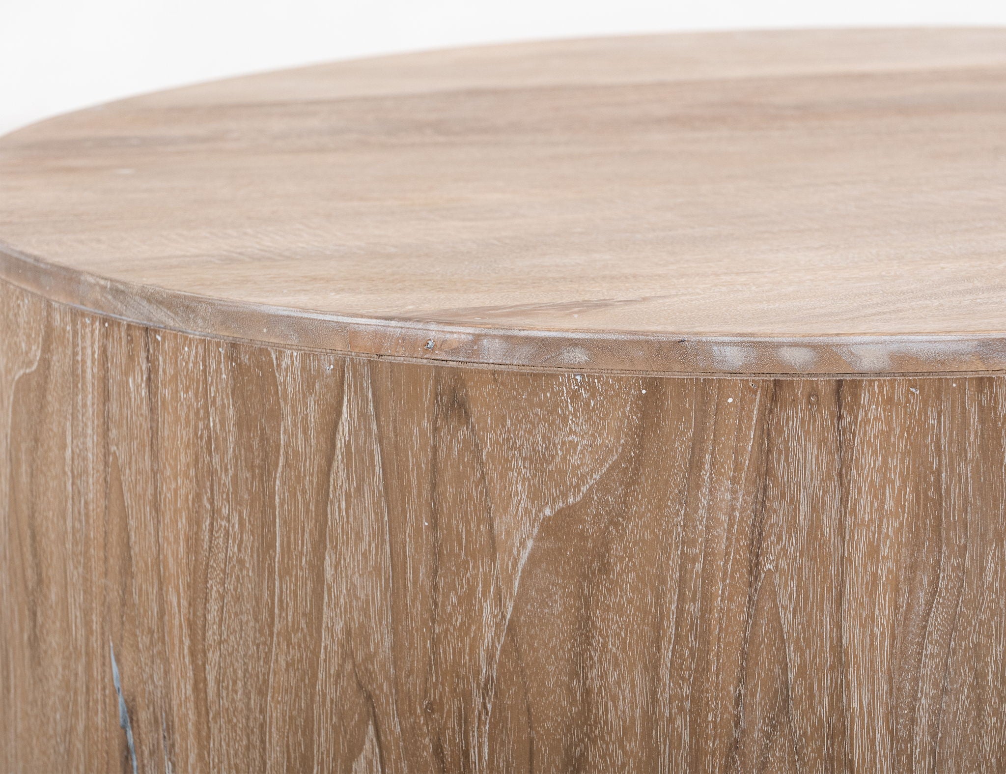 Balam Living Room Table Ivory White