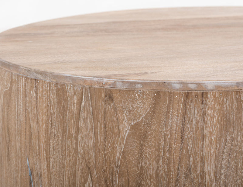 Balam Living Room Table Ivory White