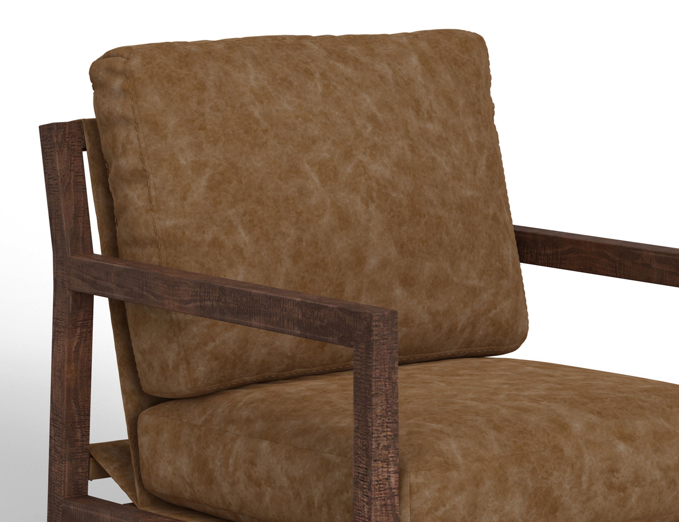 Milan Arm Chair with Solid Wood Frame