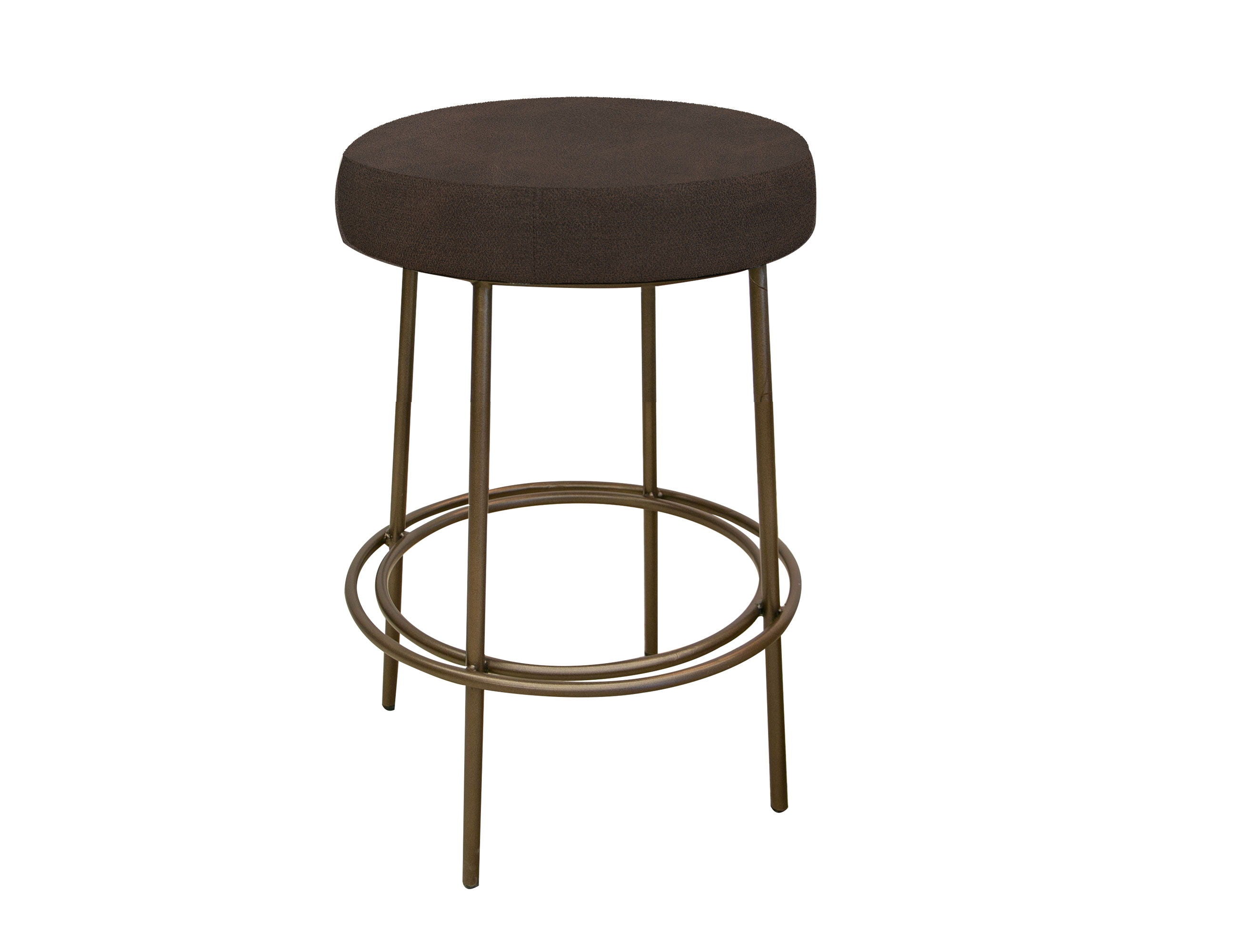 Frida Metal Stool with Wooden Frame