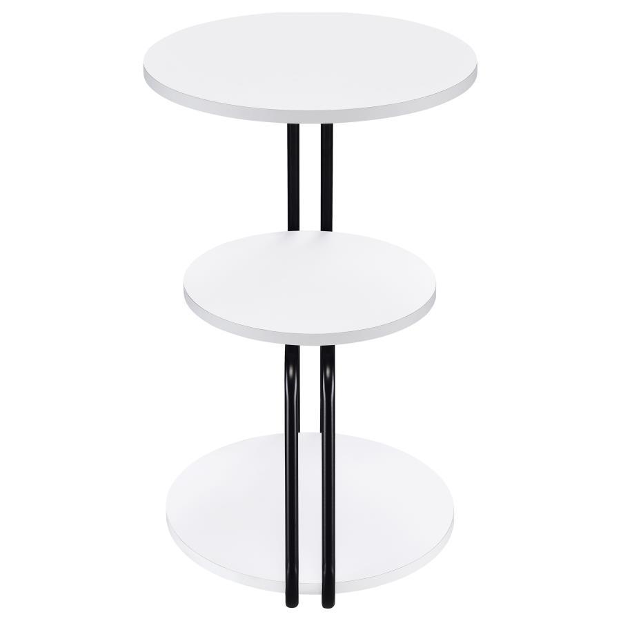 Hilly 3-Tier Round Accent Side Table