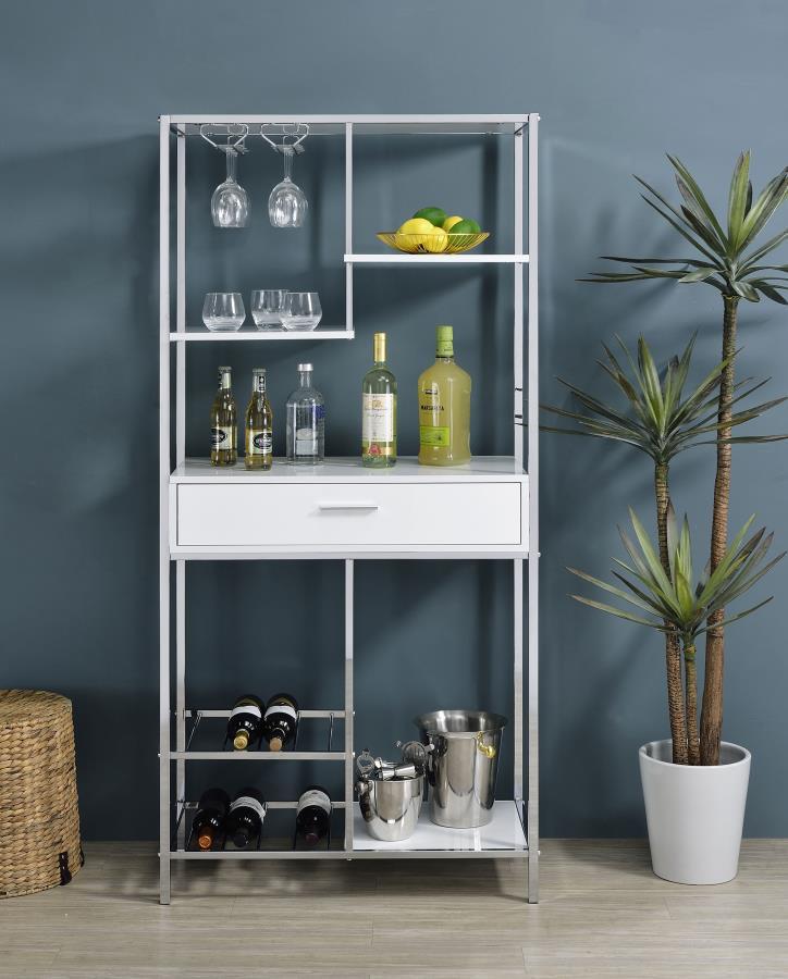 Figueroa 5-Shelf Wine Storage Bar Cabinet