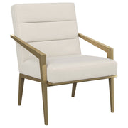 Kirra Upholstered Metal Arm Accent Chair