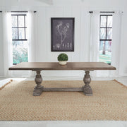 River Place - Trestle Table - Gray