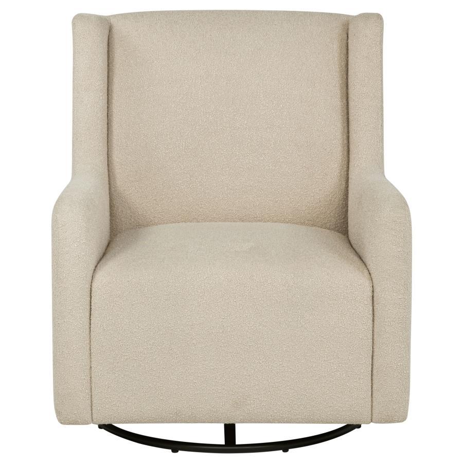 Serra Boucle Upholstered Swivel Glider Recliner