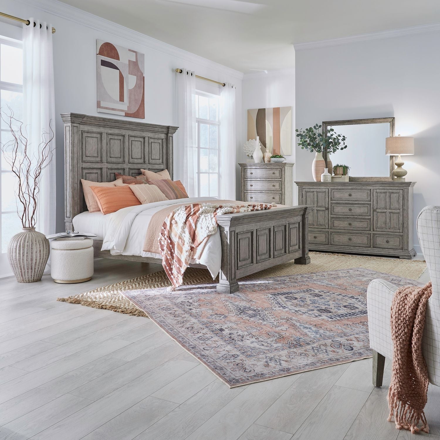 Big Valley Bedroom Set – Panel Bed