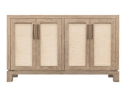 Solara 4-Door Console with Woven Yucca Fiber Panels