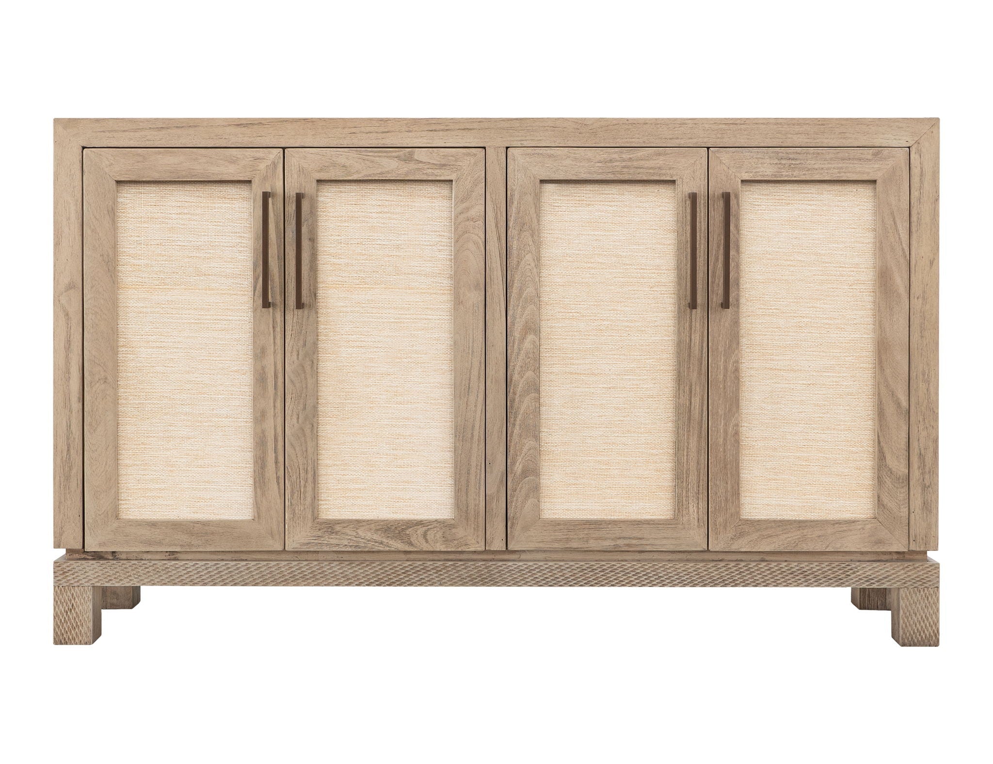 Solara 4-Door Console with Woven Yucca Fiber Panels