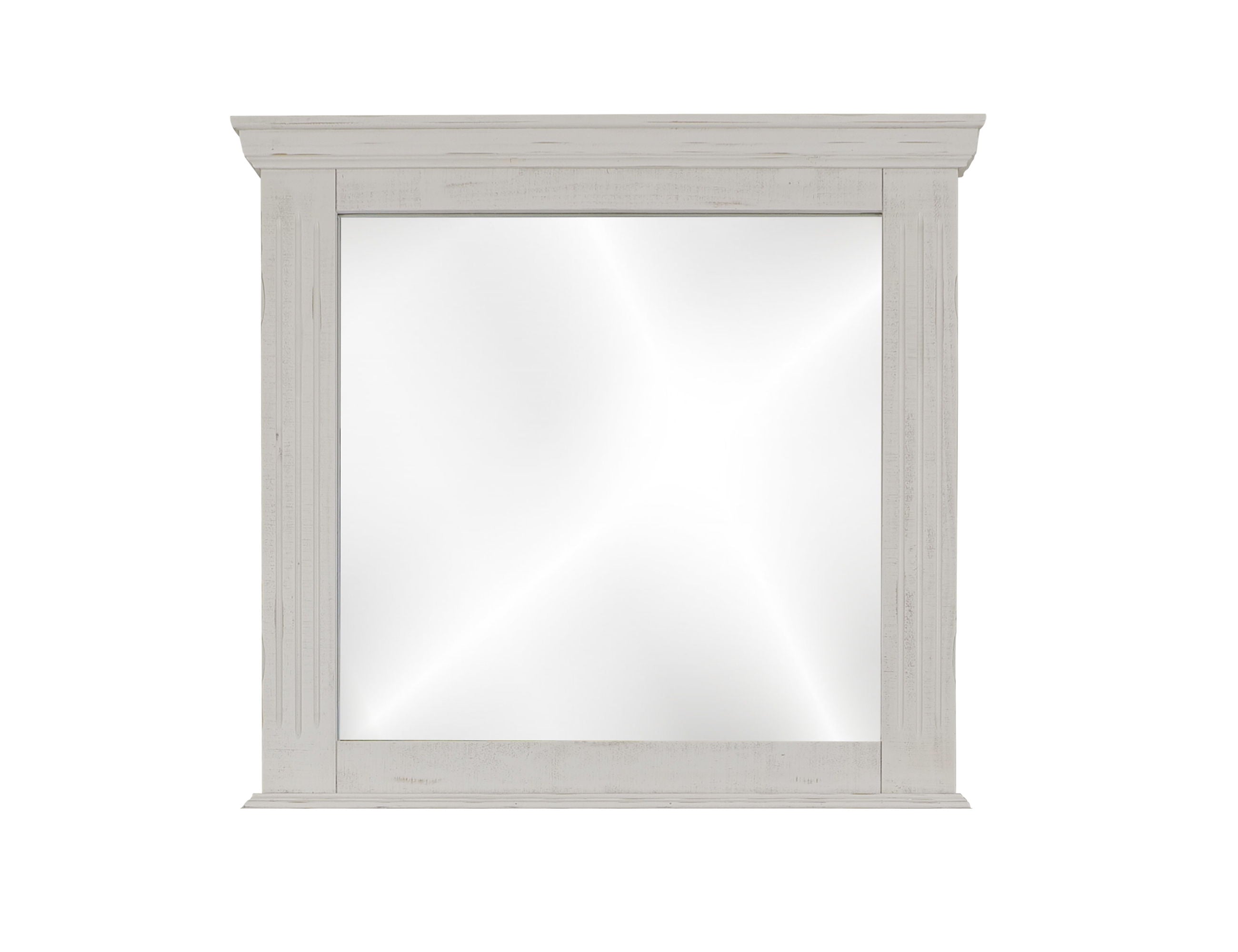 Terra Transitional Bedroom Mirror Solid Pine