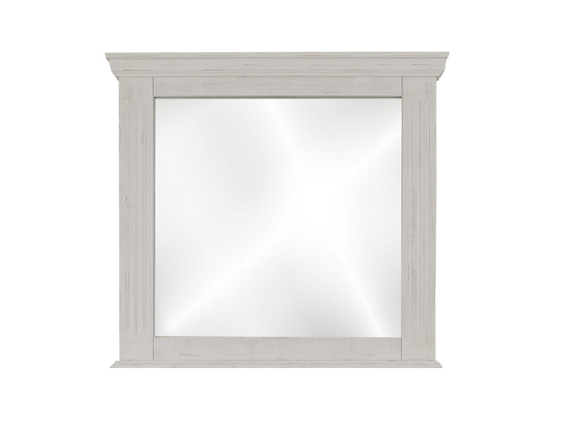 Terra Transitional Bedroom Mirror Solid Pine