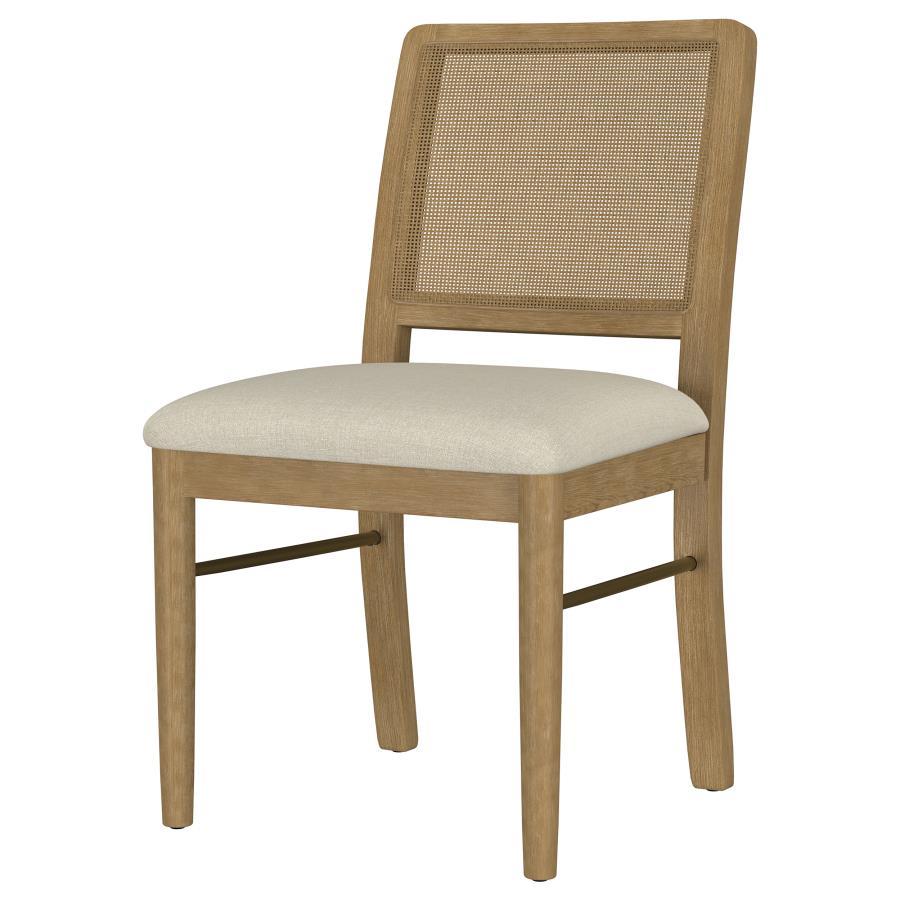 Dining Side Chairs with Handwoven Cane Back