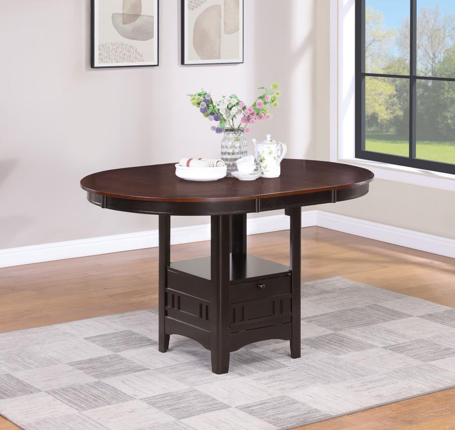 Lavon Oval Extension Counter Dining Table