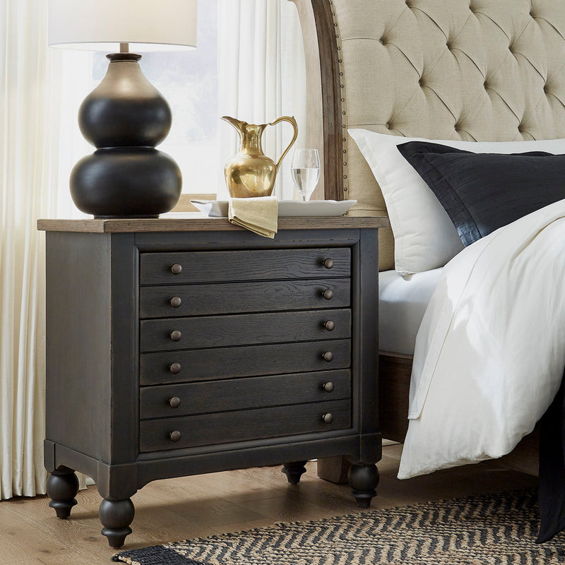 Americana Farmhouse Bedside Chest