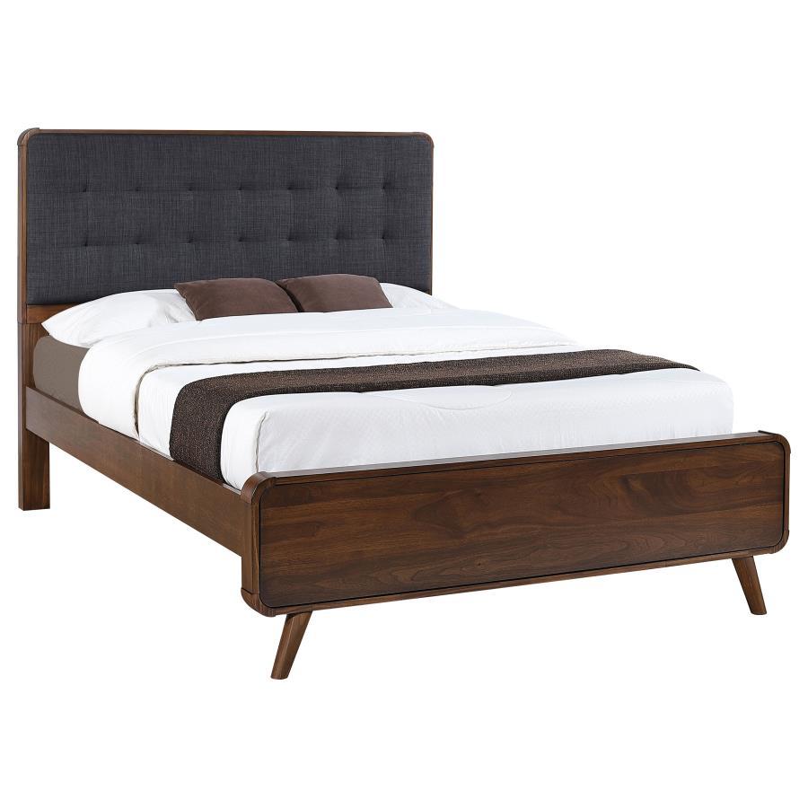 Robyn Mid-Century Wood Panel Bed