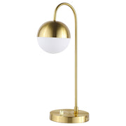 Merrick Spherical Arched Bedside Table Lamp Gold