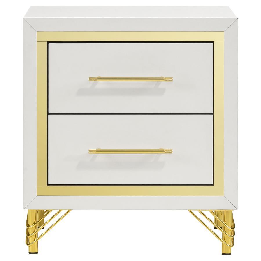 Lucia 2-Drawer Nightstand