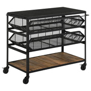 Evander - Marble Top Kitchen Cart