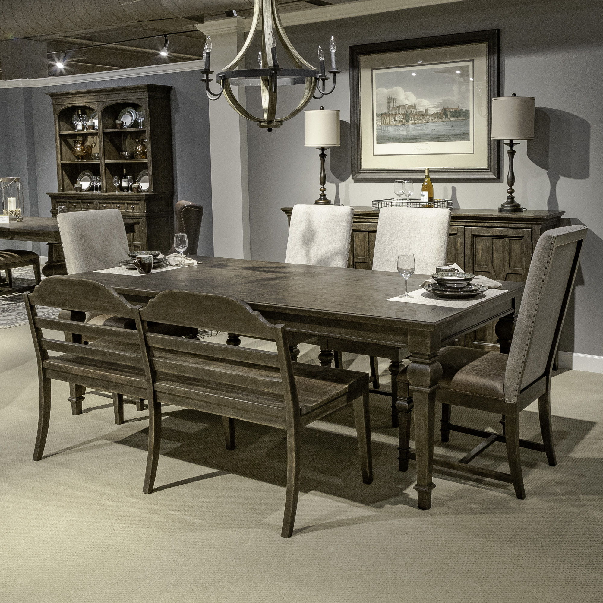 Paradise Valley Rectangular Dining Table Set