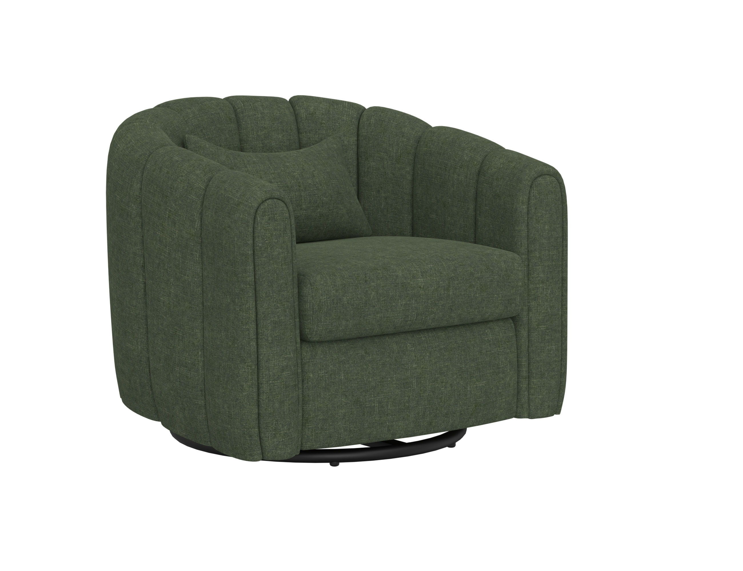 Viera Armchair Swivel Glider Wooden Frame