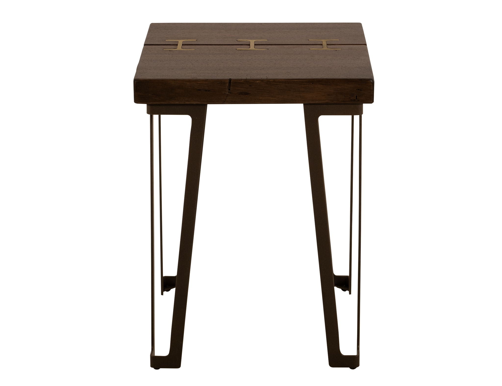 Walnut Chairside Table in Walnut Brown