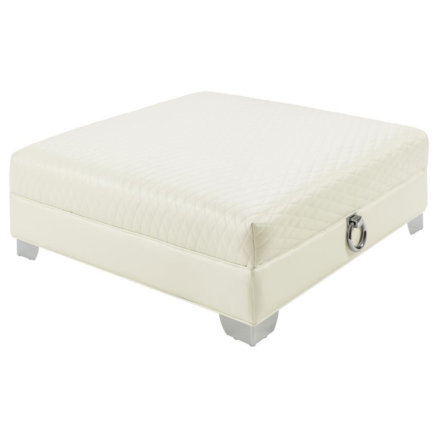 Chaviano Square Upholstered Ottoman