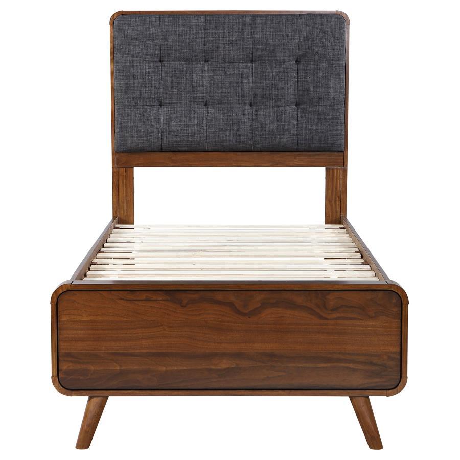 Robyn Mid-Century Wood Panel Bed