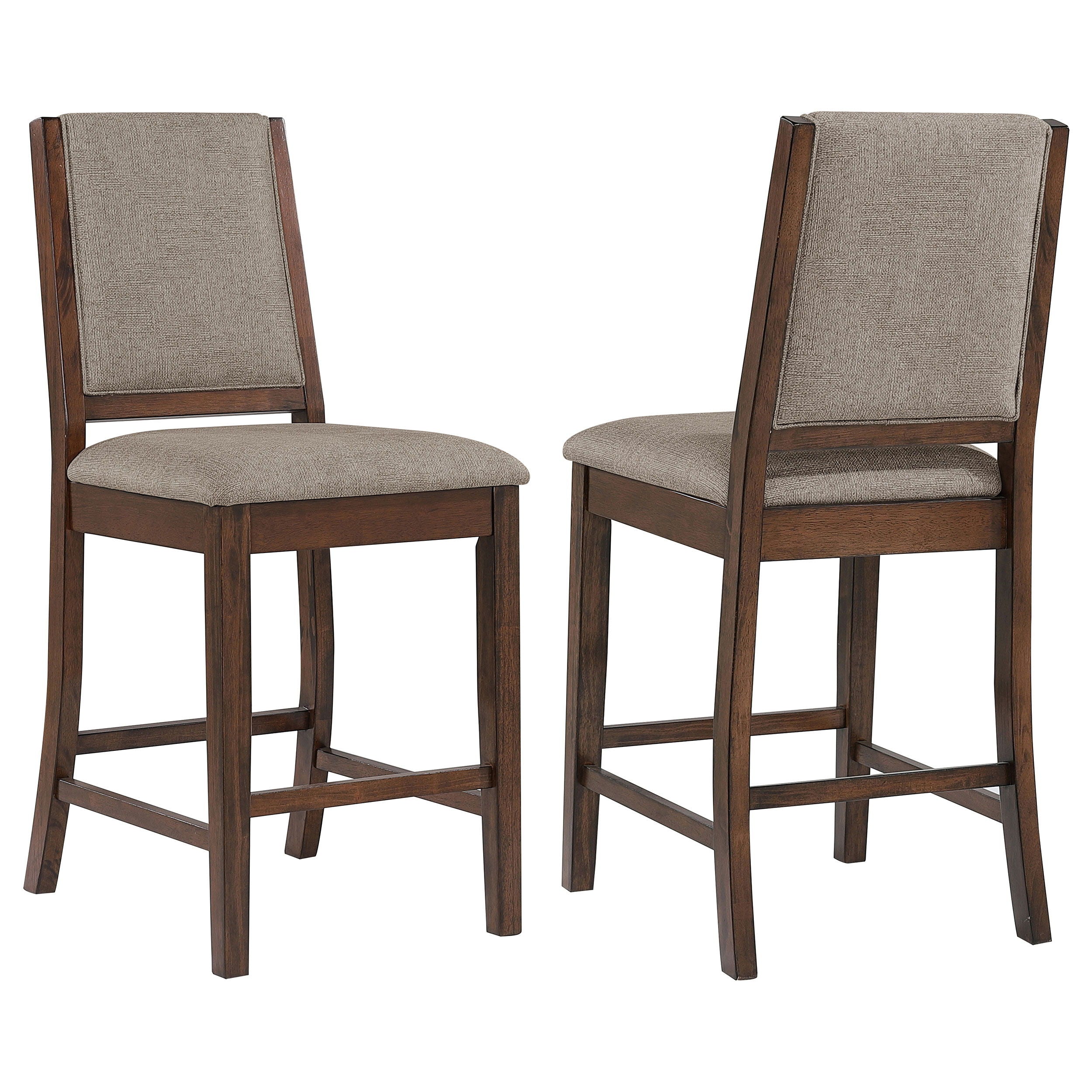 Patterson Set of 2 Upholstered Counter Chairs