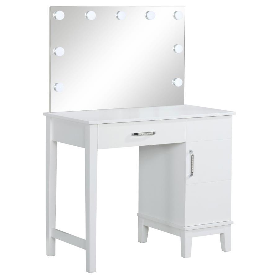 Elijah Vanity Set with Hollywood LED Mirror