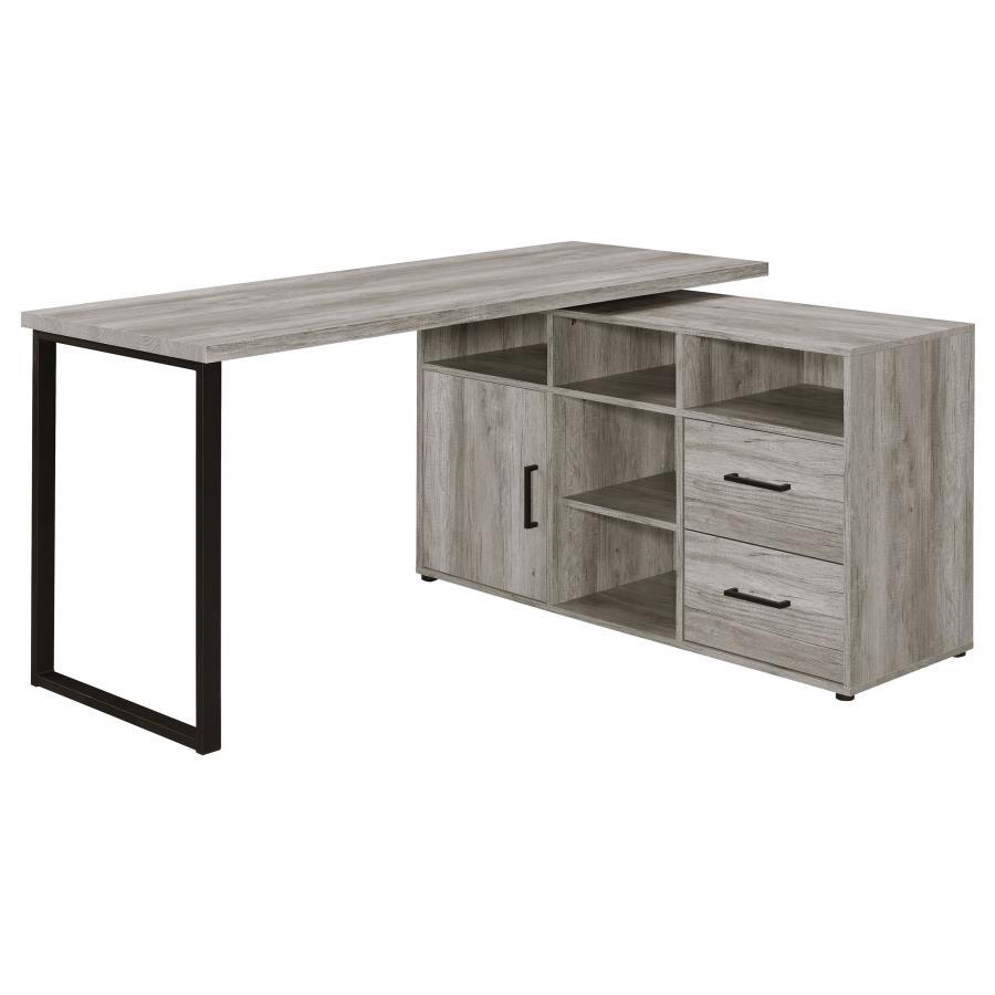 Hertford L-Shape Office Desk with Storage