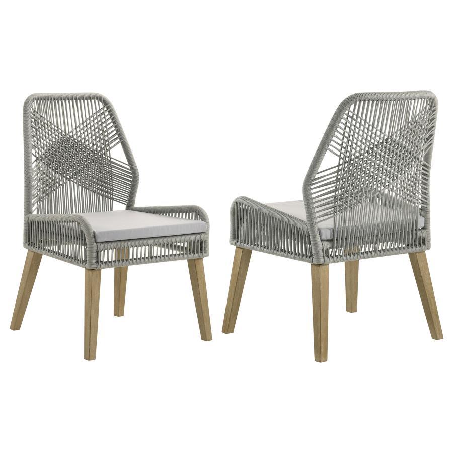 Nakia Woven Rope Dining Side Chairs – Set of 2