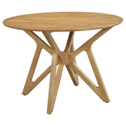 Elowen Round Solid Wood Dining Table Set